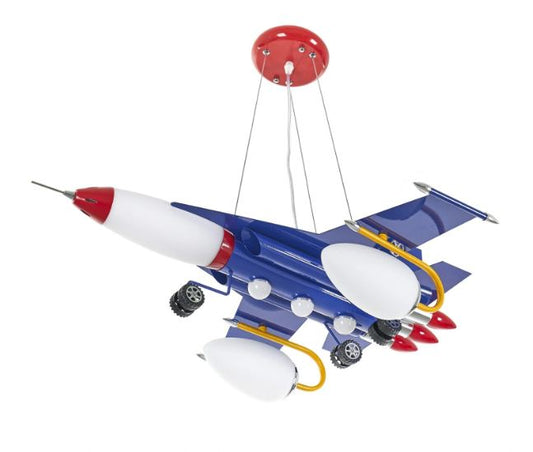 Полилей Aviator, син, elbulgaria, 6000k, led 3x5w+6xе14, 2443