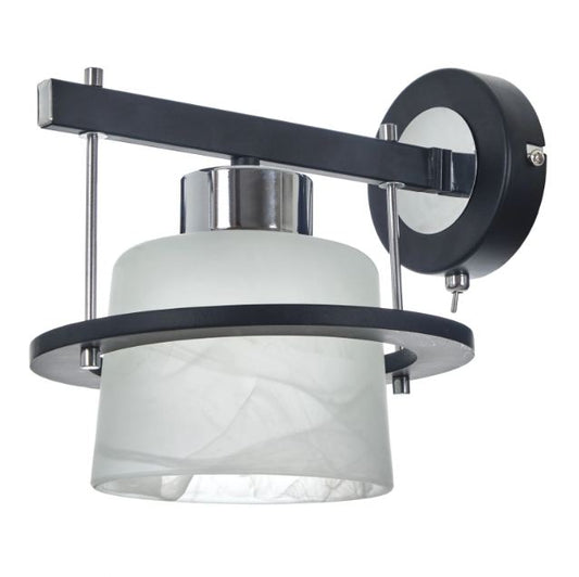 Стъклен аплик, черен, 1x40w, 1823/1w