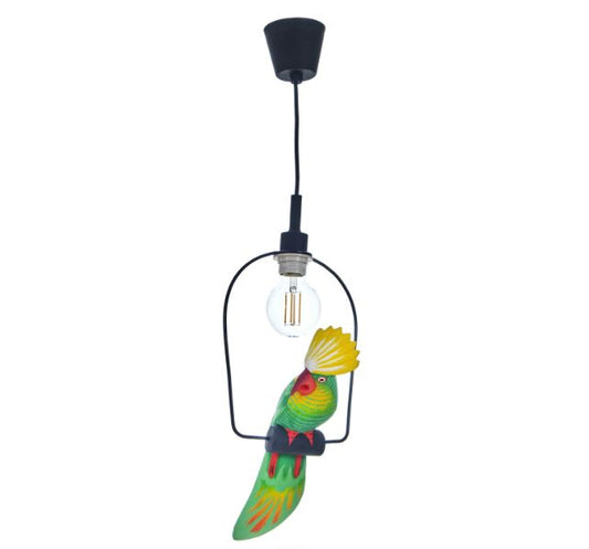 Пендел от дърво, 1x40w, eli 38 kakadu gr