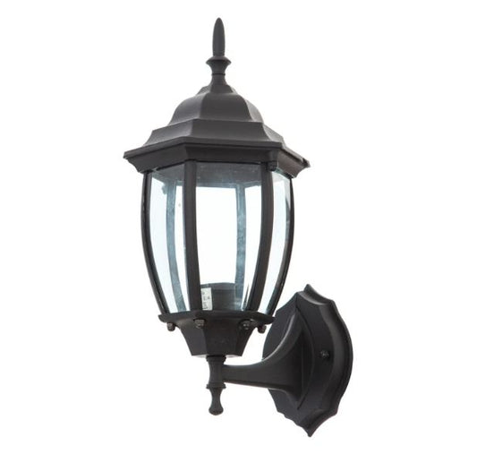 Метално градинско тяло, черен, 1x40w, 227 sbк