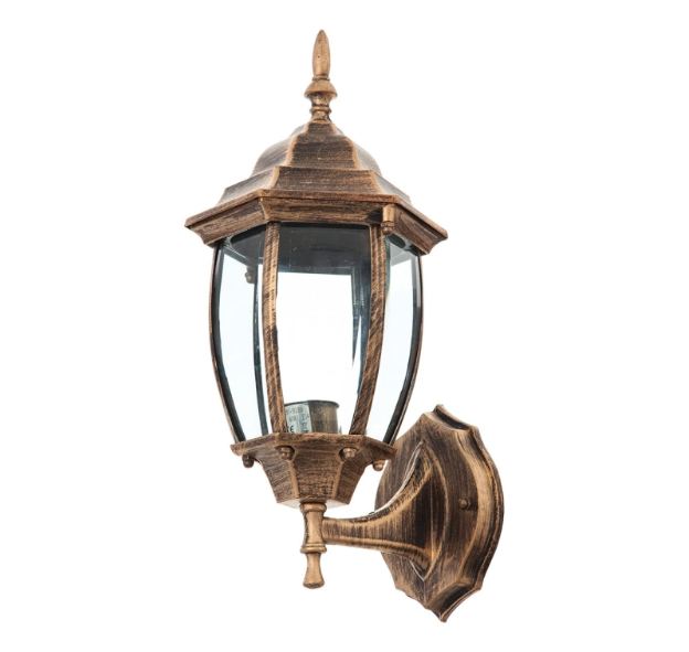 Метално градинско тяло, бронз, 1x40w, 227 sbc