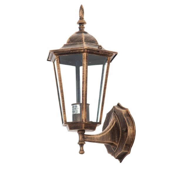 Метално градинско тяло, бронз, 1x40w, 231 sbc