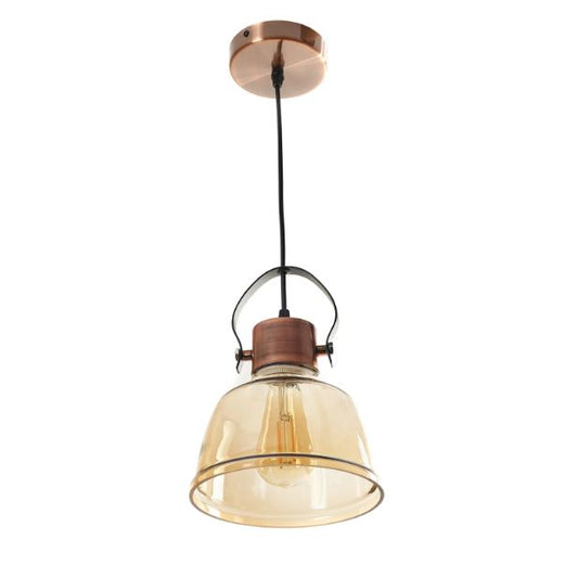 Стъклен пендел, мед, 1x40w, 1797