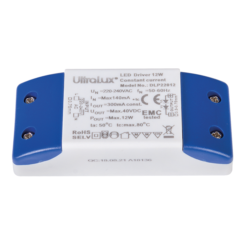 Драйвер, недимиращ за LED осветление, 12W/300mA DC / DLP22012