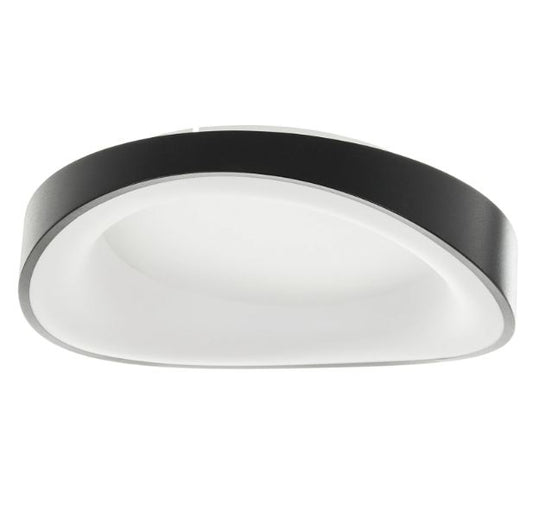 Плафон Arnela със смарт управление, черен, led 48w, 3000-6000k, 3098T/420 BK