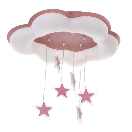 Плафон It's a girl, розов, 3000k-4000k-6000k, led 70w, 2652