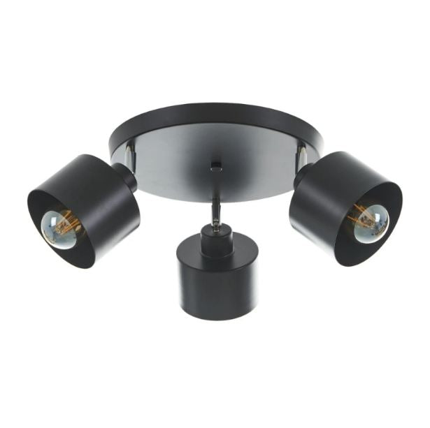 Метален спот, черен, 3X40w, 2094/3r