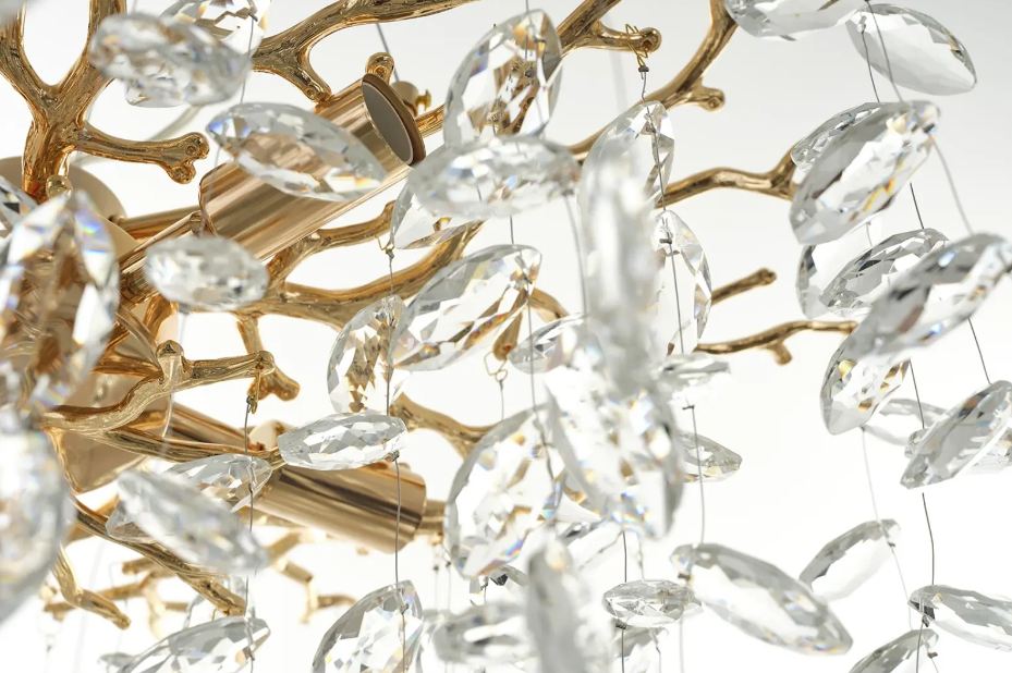 Полилей Huricane, златен, 5xE14, 4274 GD