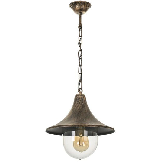 Пендел за градина Oxford, антично злато, 1xe27, 2976/1p sbc