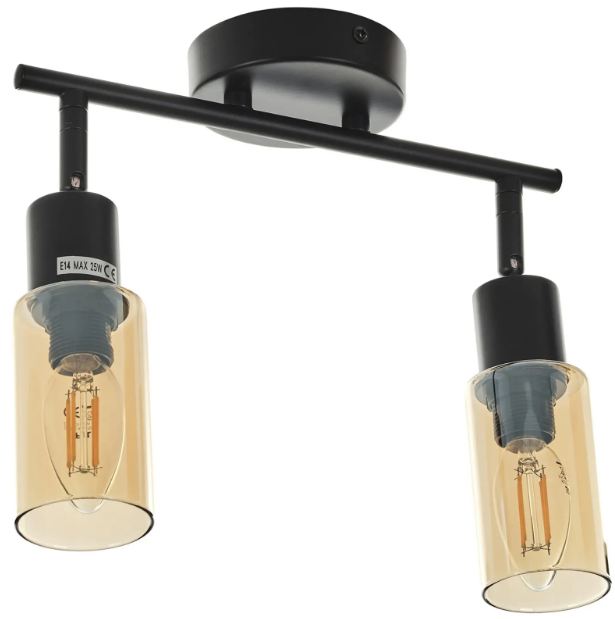Спот Calypso, черен, 2xE14, 4044/2 BK
