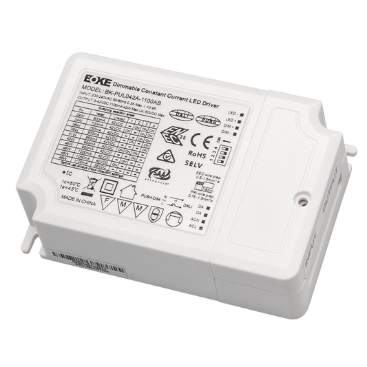 Димиращ DALI драйвер за LED осветление, 45W/600-1100 mA DC / DDLP45D