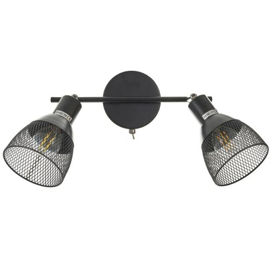 Спот Attic, черно, 2xE14, 2832BK/2
