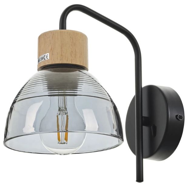 Аплик Theo, черен, 1xE27, 4042/1W BK