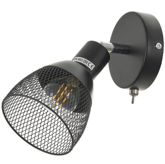 Спот Attic, черно, 1xE14, 2832BK/1W