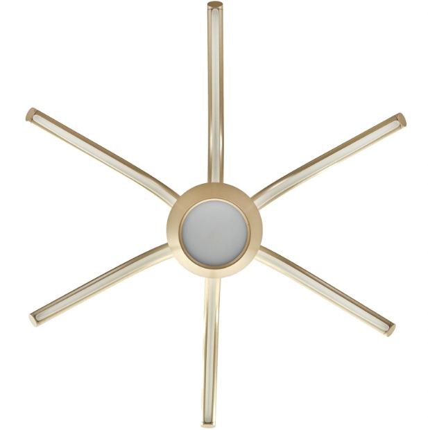 Плафон със смарт управление Cronos, мат злато, led 48w, 3183lm, 3000-6000k, 4021c/6p gd