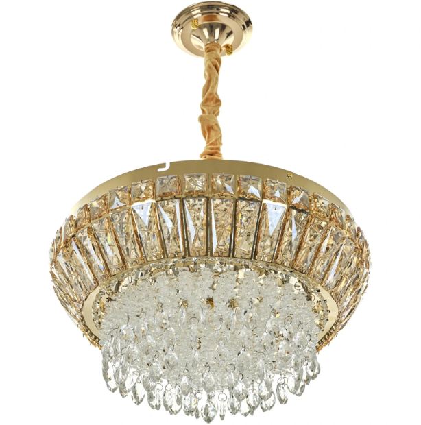 Полилей Bourges, златен, led 120w, 3000-6000k, 4262/r45 gd