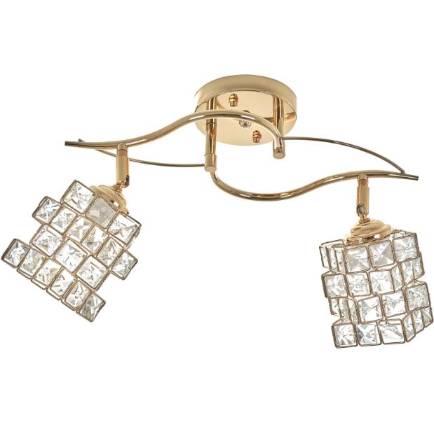 Полилей Ice Cubes, златен, 2xE27, 4133/2 GD