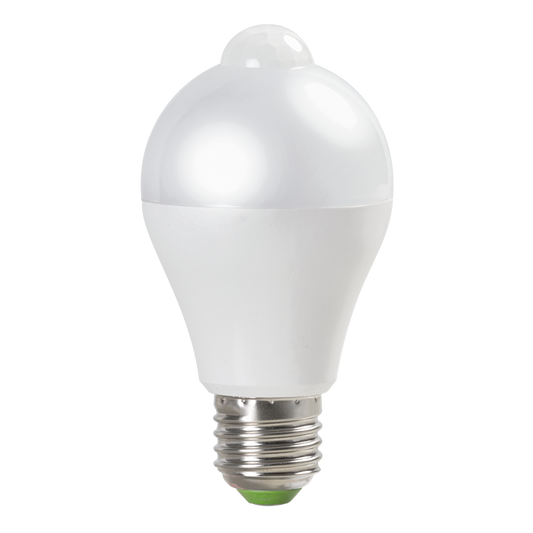 LED лампа крушка със сензор за движение и осветеност 6W, E27, 220-240V AC, неутрална светлина / LBPS62742