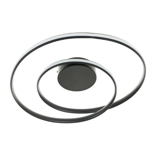 Плафон Finley, черен, led 75w, 3000k-4000k-6000k, 2295 bk