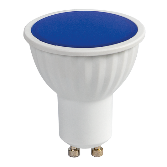 LED лампа луничка 5W, GU10, 220-240V AC, синя светлина/L510B