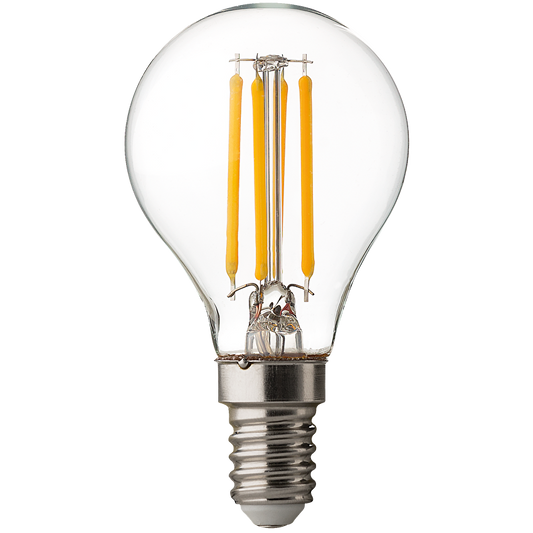 LED filament лампа топка, димираща, 4W, E14, 4200K, 220-240V AC, неутрална светлина/LFG41442D