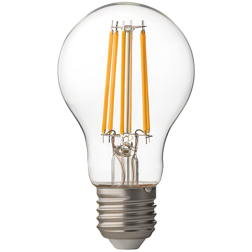 LED filament лампа крушка, димираща, 8W, E27, 4200K, 220-240V AC, неутрална светлина /LFB752742D