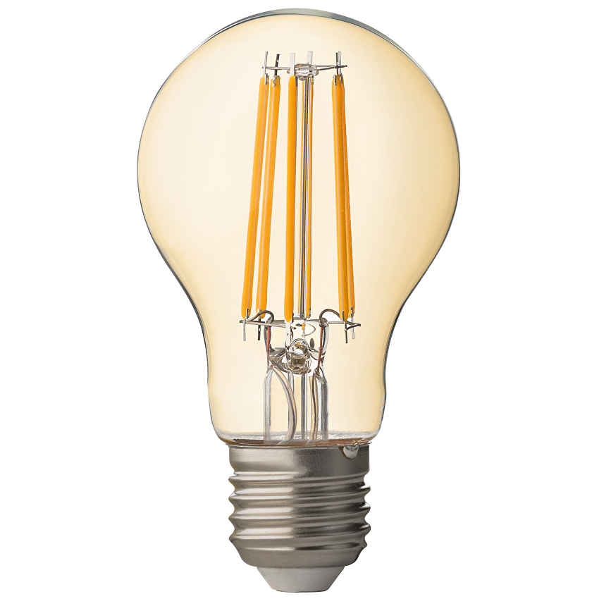 LED filament лампа крушка, димираща, 8W, E27, 2500K, 220-240V AC/LFB752725D
