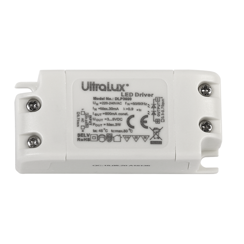 Драйвер, недимиращ за LED осветление, 3W/600mA DC / DLP3600