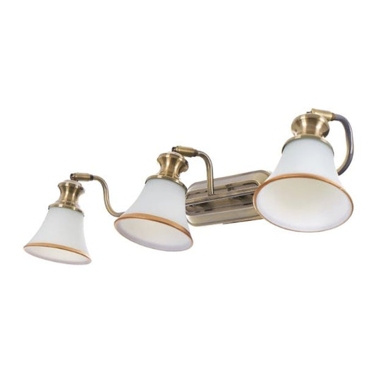 Стъклен спот, бронз, 3x40w, 1984/3l