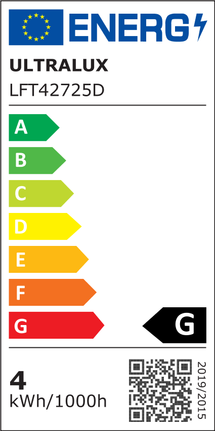LED filament лампа топка, димираща, 4W, E27, 2500K, 220-240V AC, амбър/LFT42725D