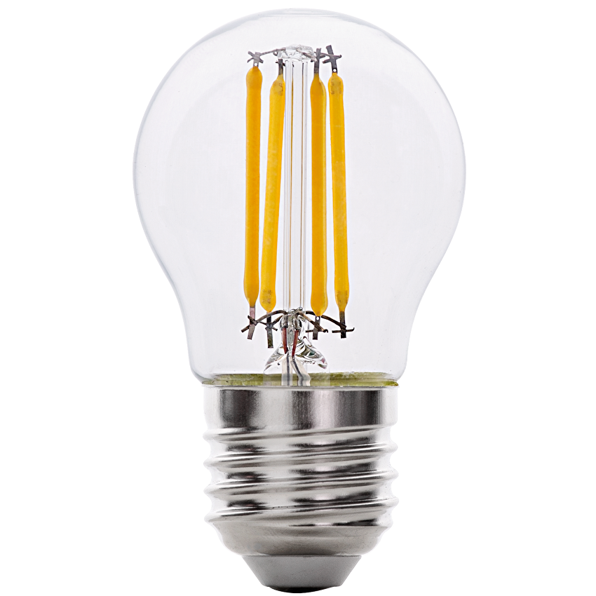 LED filament лампа топка, димираща, 4W, E27, 4200K, 220-240V AC, неутрална светлина/LFG42742D