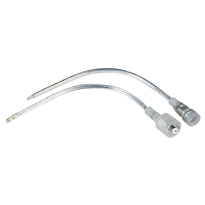 Комплект захранващи гъвкави букси (женска и мъжка) със заключване IP67 / PKFM67