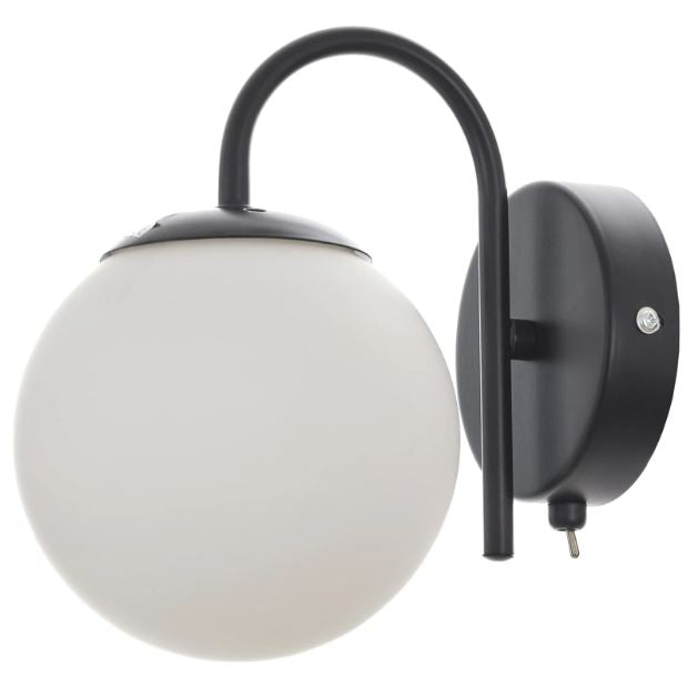 Аплик Eden, черен, 1xE27, 3036bk/1w