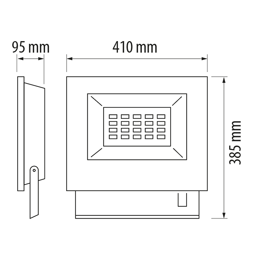 Професионален LED прожектор 150W, 5000K, 220V-240V AC, IP65 / SPG15050