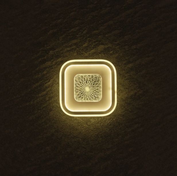 Плафон Elbrus, сив, led 37w, 3000-6000k, 4267 SL