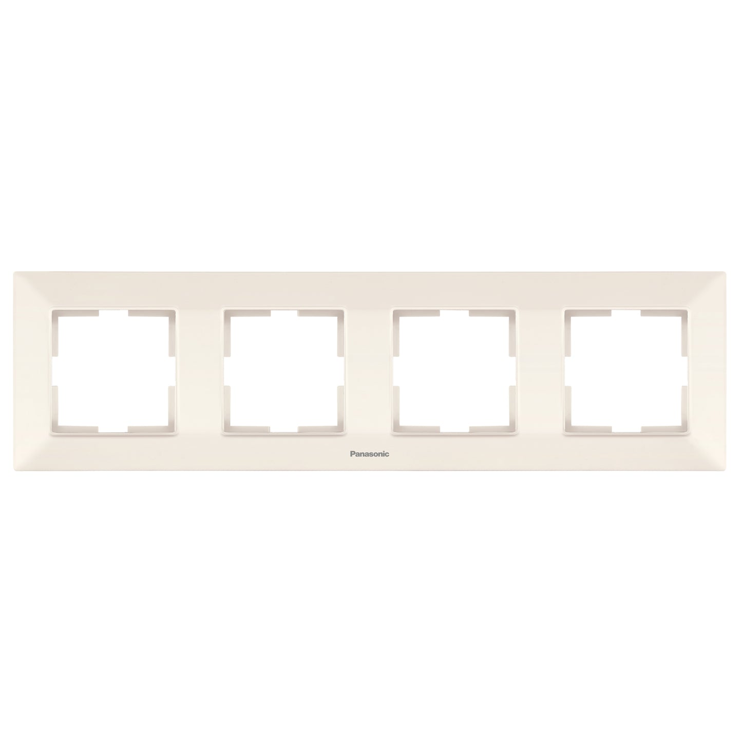 PANASONIC - Четворна хоризонтална рамка Крем Panasonic Arkedia Slim WNTF0804-2BG