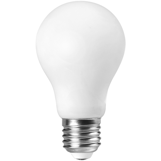 LED filament лампа крушка, 8W, E27, 2700K, 220-240V AC, топла светлина, опал/LFB82727