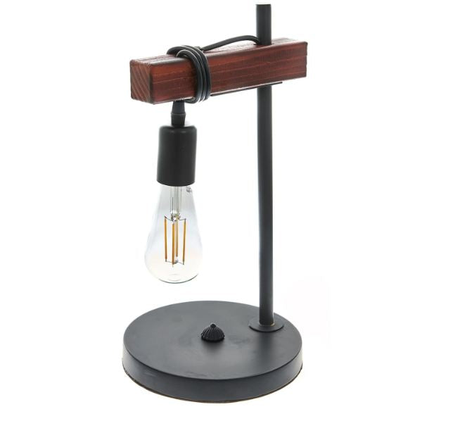 Метална настолна лампа, черна, 1x40w, 1935