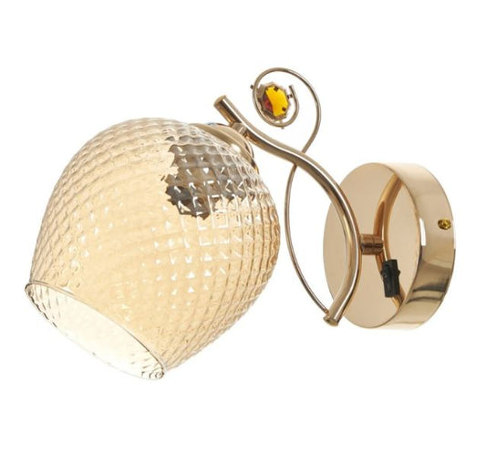 Стъклен аплик, злато, 1x40w, 1971/1w