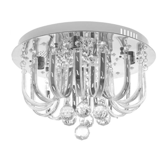 Кристален плафон, хром, 4x40w, 1439/4 ch