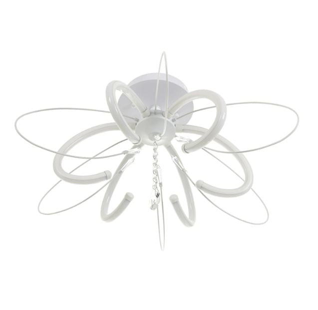 Кристален полилей, бял, led 48w, 4000k, 2011/6 wh