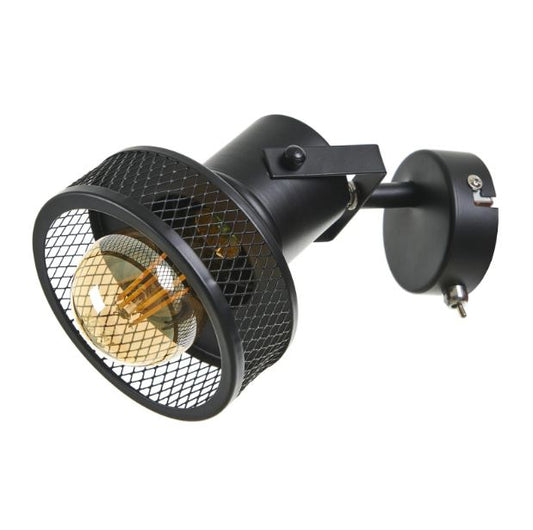 Спот Horos, черен, 1xe27, 2179/1w bk