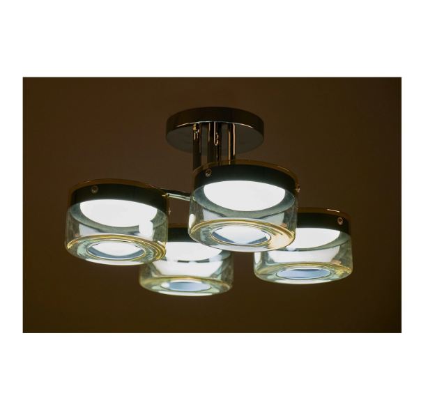 Полилей Abyss, хром, led 48w, 3000K, 4000k, 6400K, 2409/4