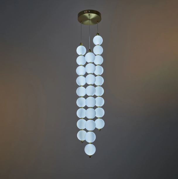 Полилей Avalon, мат злато, led 144w, 3000-6000k, 2801/27 CP