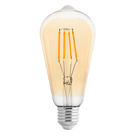 LED filament лампа крушка, димираща, 4W, E27, 2500K, 220-240V AC/LFST42725D