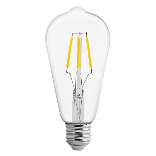 LED filament лампа крушка, димираща, 4W, E27, 4200K, 220-240V AC, неутрална светлина/LFST42742D