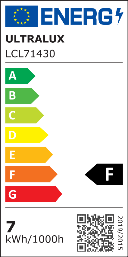 LED лампа конус 7W, E14, 3000K, 220-240V AC, топла светлина/LCL71430