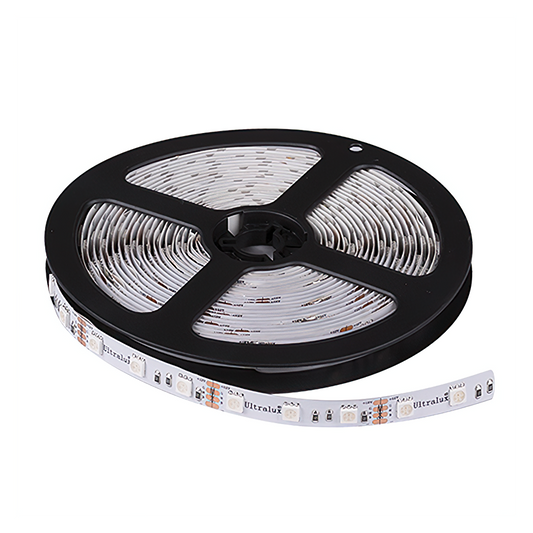 LED лента, 14.4W/m, RGB, 12V DC, SMD5050, 60 LEDs/m /NG5060RGB