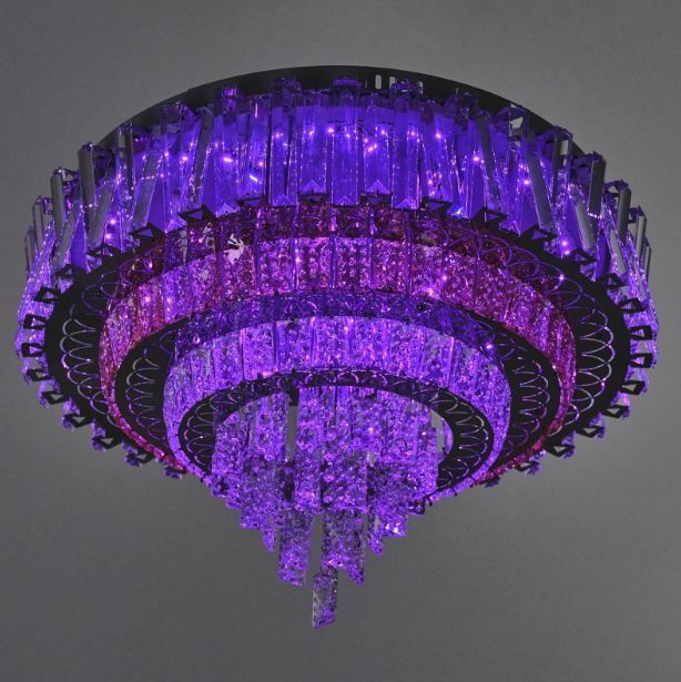 Плафон Casablanca, хром, led 50w, RGB, 2700-6000k, 2848/50