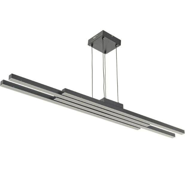 Плафон със смарт управление Bixio, черен, led 40w, 3000-6000k, 4132TU